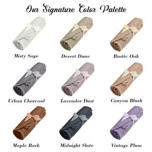 Knotted <b>Swaddle</b> Wrap Soft Stretchable and Cozy Sleep <b>Blanket</b> for <b>Newborns</b> - Product Image 2