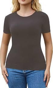 Camiseta Básica Minimalista para Mujer, Cuello Redondo, Cómoda e Informal - Product Image 2