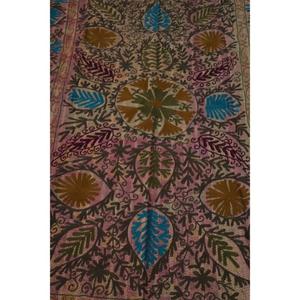 Handmade Eco-Friendly Washable All-Season Boho Kantha Suzani <b>Quilt</b> Vintage Cotton Floral Embroidery Indian Bedspread <b>Throw</b> - Product Image 4