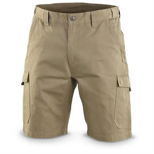 Custom Logo Cargo Shorts Summer Men's Elastic Waist Shorts Cotton Cargo Shorts Casual Loose Outdoor Sport Cargo Short - Product Image 2