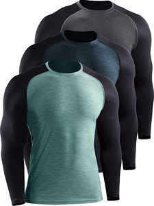 Camiseta de Compresión de Manga Larga para Hombre, Personalizada, Sublimada, OEM, Venta al Por Mayor, Secado Rápido, Ropa Deportiva de Fábrica - Product Image 5
