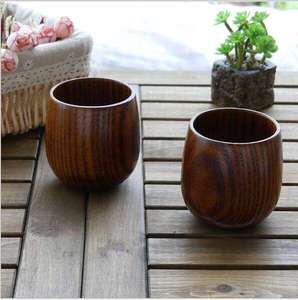 แก้วไม้ทำมือจากไม้ธรรมชาติ สำหรับดื่มชา เบียร์ กาแฟ และนม ผลิตโดย M.I.G. การส่งออกปี 2026 - Product Image 2