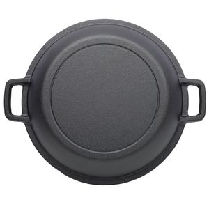 Pentola in Ghisa Pretrattata 2-in-1 con Doppio Manico per Campeggio, Cucina all'Aperto, Barbecue e Cottura in Forno - Product Image 5