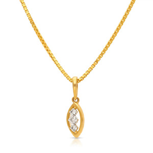 Asymmetrical Open-<b>Loop</b> Three-<b>Station</b> Diamond Necklace - Product Image 2