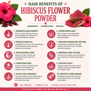 Private Label 100% Pure & Natural Hibiscus Flower Powder Premium Quality Dried Hibiscus Powder for Hair & Skin Care - Product Image 3
