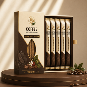 ไม้จิ้มฟันมิสวัก รสกาแฟ พรีเมียม ดูแลช่องปากอย่างเป็นธรรมชาติ พร้อมรสชาติกาแฟเข้มข้น สำหรับทำความสะอาดฟัน เหงือกแข็งแรง และดูแลสุขภาพช่องปากประจำวัน - Product Image 4