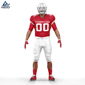 Uniforme de Fútbol Americano Rojo y Blanco 100% Poliéster, Mejor Precio, Calidad Duradera, Nueva Llegada, para Adultos, para Jugar Deportes - Product Image 4