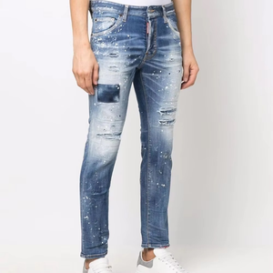 Slim Fit <b>Stretch</b> Denim Jean <b>Men</b> Casual Streetstyle Comfortable Fashion Pants for Sale - Product Image 2