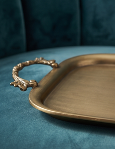 Bandeja de Metal con Diseño Botánico y Textura Fundida para Cocina y Comedor, Artículo para Pedidos al por Mayor - Product Image 2