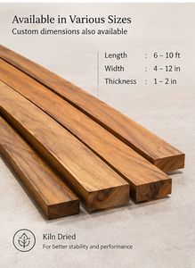 Premium Solid Teak <b>Wood</b> Rustic Design Rectangle <b>Planks</b> Kiln Dried Furniture Decoration Tables Flooring Custom - Product Image 4