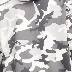 Sweat à capuche camouflage imprimé sur toute la surface, en molleton épais, 100% coton, pour homme - Product Image 6