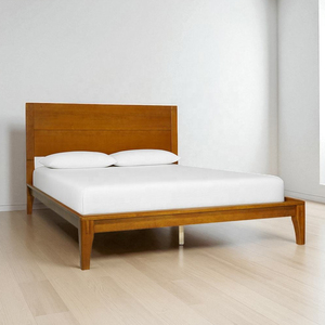 Japanese Joinery Wooden <b>Bed</b> Frame Minimalist Style Tool-free Wooden <b>Bed</b> Vietnam Custom Bedroom Furniture Manufacturer - Product Image 1