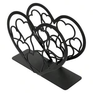 Porte-serviettes en métal compact et élégant, compatible avec les serviettes standard, pour un rangement soigné et un accès facile, avec finition thermolaquée. - Product Image 1