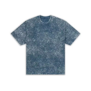 T-shirts pour hommes de qualité professionnelle, délavés à l'acide, 100% coton, tissu peigné, motif lettres, vente en gros à prix avantageux, T-shirt Numica Sports - Product Image 1