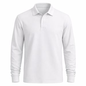 Camisetas Polo de Manga Larga para Hombre Directo de Fábrica - Opciones Personalizadas Disponibles para Pedidos al por Mayor - Product Image 1