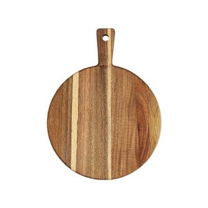 Planche à découper ronde en bois faite à la main avec poignée, épaisseur 1,5 cm, compatible lave-vaisselle - Product Image 6