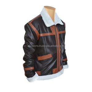 2025 OEM chaqueta de invierno de piel de oveja original hecha a medida para mujer diseño de rayas de cuero al por mayor chaquetas de moda con calefacción MOQ bajo - Product Image 3