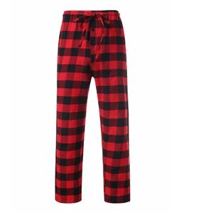 Women Flannel Trouser 100% Cotton Straight Mid Drawstring Waist Full Length Casual Winter Street Wear <b>Sleep</b> Wear Pajama Ladies - Product Image 1