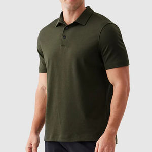 Chemises Polo Classiques pour Hommes 2026 - Polo en Coton Brodé avec Logo Personnalisé, Respirant et Séchage Rapide - Product Image 2