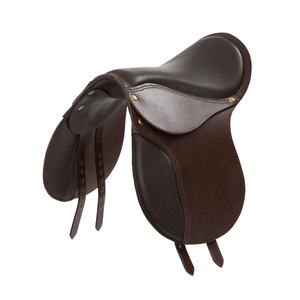 Selle d'équitation anglaise en cuir artisanal de haute qualité, modèle confortable et durable pour chevaux à bascule de très haut niveau. - Product Image 1