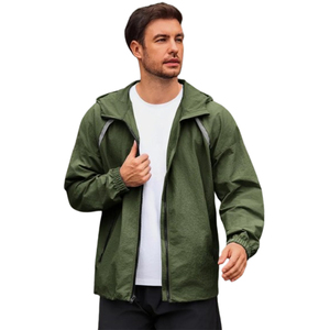 High Elastic Sportswear 2 Piece Set Breathable <b>Lightweight</b> Packable Windproof <b>Jacket</b> Low MOQ Training Wear Gym Wear Windbreaker - Product Image 6