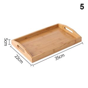 Ensemble de 4 plateaux de service en bois rectangulaires 20x10,5cm 28x10,5cm 20x20cm 30x20cm, design minimaliste fait main, en bois massif, plats et assiettes - Product Image 3