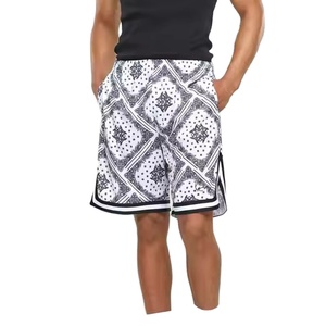 กางเกงกีฬาลำลองสตรีทแวร์แห้งเร็วของผู้ชายกางเกงตาข่ายระบายอากาศได้ดีปรับสายรัดเอวยางยืดได้ - Product Image 1