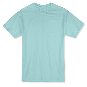 Camiseta Azul para Hombre con Texto Rojo [AZUL] Estampado en la Parte Delantera, Manga Corta, Cuello Redondo, Estilo Casual, Tejido de Algodón Jersey, Corte Regular - Product Image 2