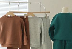 Conjuntos de Ropa para Niños, Personalizados, 100% Algodón, Ecológicos, Ligeros, Conjunto Deportivo para Niños Pequeños, Sudadera de Otoño - Product Image 5