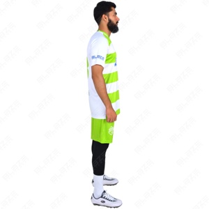 Conjunto de Uniforme de Fútbol Personalizado 100% Poliéster para Adultos Unisex, Nuevo Diseño, Secado Rápido, Transpirable, Antibacterial - Product Image 3