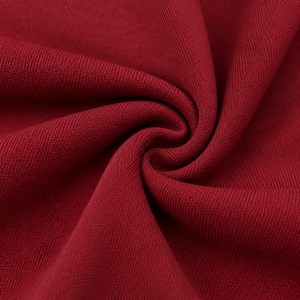 Ensemble de yoga 2 pièces rouge, fermeture éclair intégrale sur le devant, taille haute, sans couture, en spandex et polyester, respirant, anti-transpiration, extensible dans quatre directions - Product Image 6