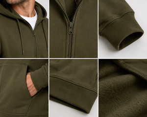 Fashionable Winter <b>Mens</b> Hooded Zipper <b>Top</b> with Premium Soft Fabric Windproof & Breathable Streetwear Style for All Day Comfort - Product Image 6