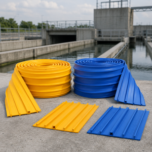 Keep External Joints Protected Sofuco 100% Virgin <b>PVC</b> 4mm Thick EO250-ST Yellow Flexible Waterstop Expansion Waterproofing - Product Image 2