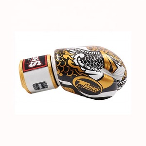 Gants de boxe Twins personnalisés, 100% cuir véritable, fermeture à boucle, antidérapants, pour Muay Thai, Sanda, adultes et arts martiaux - Product Image 3