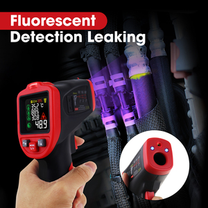 New High Quality Industrial Infrared Thermometer Non-Contact Temperature with Humidity, Dew Point & K-Type Probe Input - Product Image 6