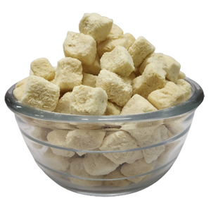 ฝรั่งขาวอบแห้งแบบฟรีซดราย (FD) แบบชิ้นใหญ่และแบบหั่นเต๋า รสเปรี้ยว บรรจุภัณฑ์สุญญากาศ ขนมเพื่อสุขภาพสำหรับสมูทตี้และเบเกอรี่ - Product Image 1