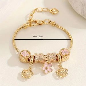 Braccialetto Fai-da-Te Multi-Elemento in Acciaio Inossidabile e Lega di Rame con Strass, Accessorio di Moda - Product Image 3