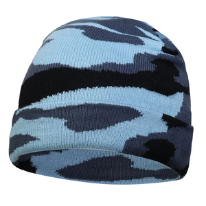 Gorro de lana tejido vintage unisex, cálido para invierno, con puño ajustable, logotipo personalizado OEM - Product Image 2