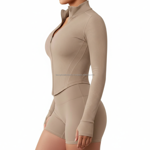 Women's Yoga Workout Set High Waist Solid Sleeveless Quick Dry Breathable Custom OEM Wholesale - Product Image 2