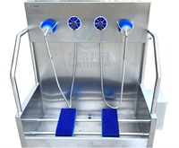 Station de nettoyage hygiénique économique, machine à laver les bottes pour usine alimentaire, petit atelier