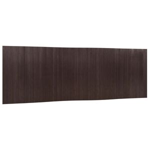 Paravent en bambou brun foncé de 236,2 pouces de largeur et 65 pouces de hauteur - Product Image 2