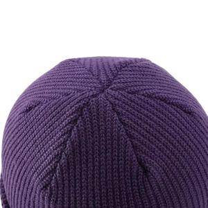Unisex Acrylic Beanie <b>Hat</b> Solid Color Embroidery Logo Casual Winter Cap 56-58CM Adult Knitted <b>Warm</b> <b>Hat</b> - Product Image 2