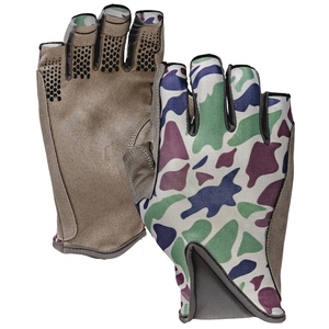 Fishing Gloves Half <b>Finger</b> <b>Light</b> Gray Synthetic Breathable Lightweight Smart Hook and Loop Closure Unisex All Seasons - Product Image 4