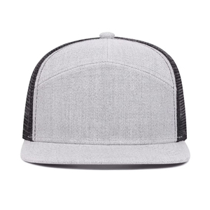 New Fashion Custom Manufacture 6-Panel <b>Navy</b> Blue Mesh Trucker <b>Hats</b> Adjustable Casual Breathable Summer Clothing Caps - Product Image 4
