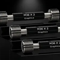 Jauges de calibrage métriques 6H GO/NOGO pour filetages internes M42/M45/M48/M50/M52/M55/M56/M58 TPI 0,25mm-30mm – En stock – Fournisseur de jauges conformes aux normes ISO