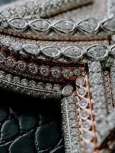 Collar con Colgante de Letra 3D de Moda Hip Hop para Mujer, Chapado en Oro Rosa, Nombre Personalizado, Cadena de Plata con Moissanita Incluida - Product Image 2