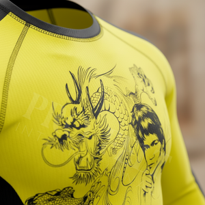 Haut de compression à manches longues pour BJJ MMA, sport, fitness, course, entraînement, extérieur, taille personnalisée, Rash Guard - Product Image 4