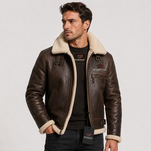 Chaqueta de cuero premium para hombre, diseñada para realzar el estilo diario con comodidad, durabilidad y un atractivo atemporal. - Product Image 1