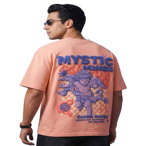 เสื้อยืดลำลองผู้ชาย Mystic Minds ทรงปกติ ผ้าฝ้ายถัก 100% แขนสั้น พิมพ์ลายด้านหลัง คอกลม ความยาวปกติ - Product Image 3