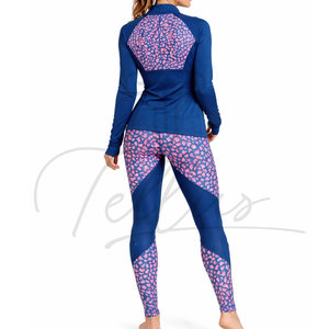 Conjunto de Yoga de 4 Piezas para Mujer al por Mayor, Ropa Deportiva con Logotipo Personalizado, Top de Manga Larga, Leggings Levanta Glúteos, Ropa de Gimnasio, Traje de Entrenamiento - Product Image 4